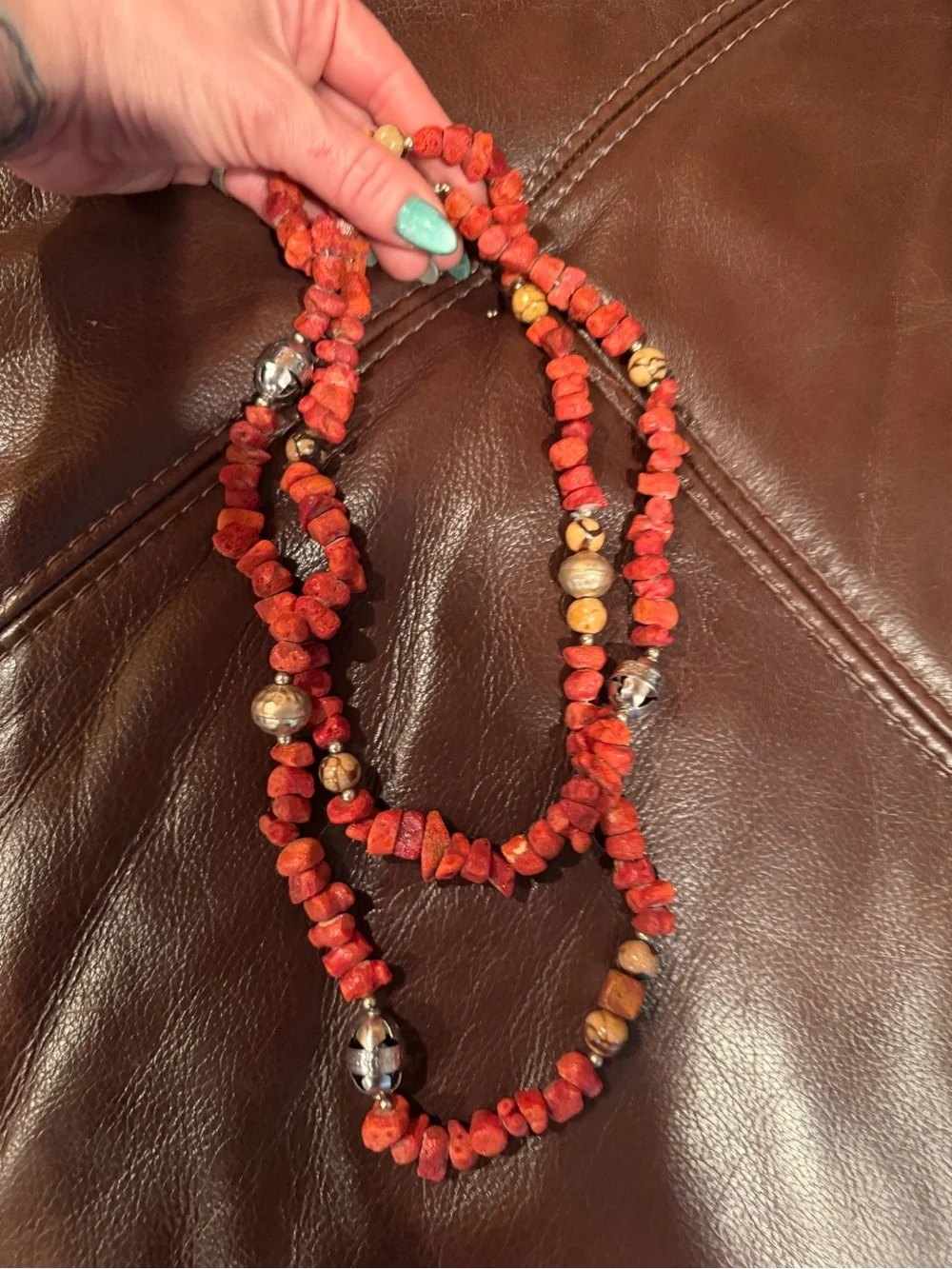 Vintage Real Coral Necklace